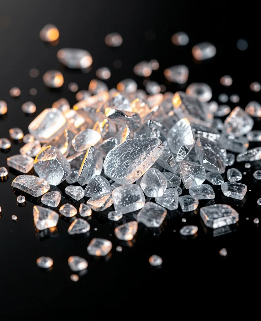 Magnesium flakes macro